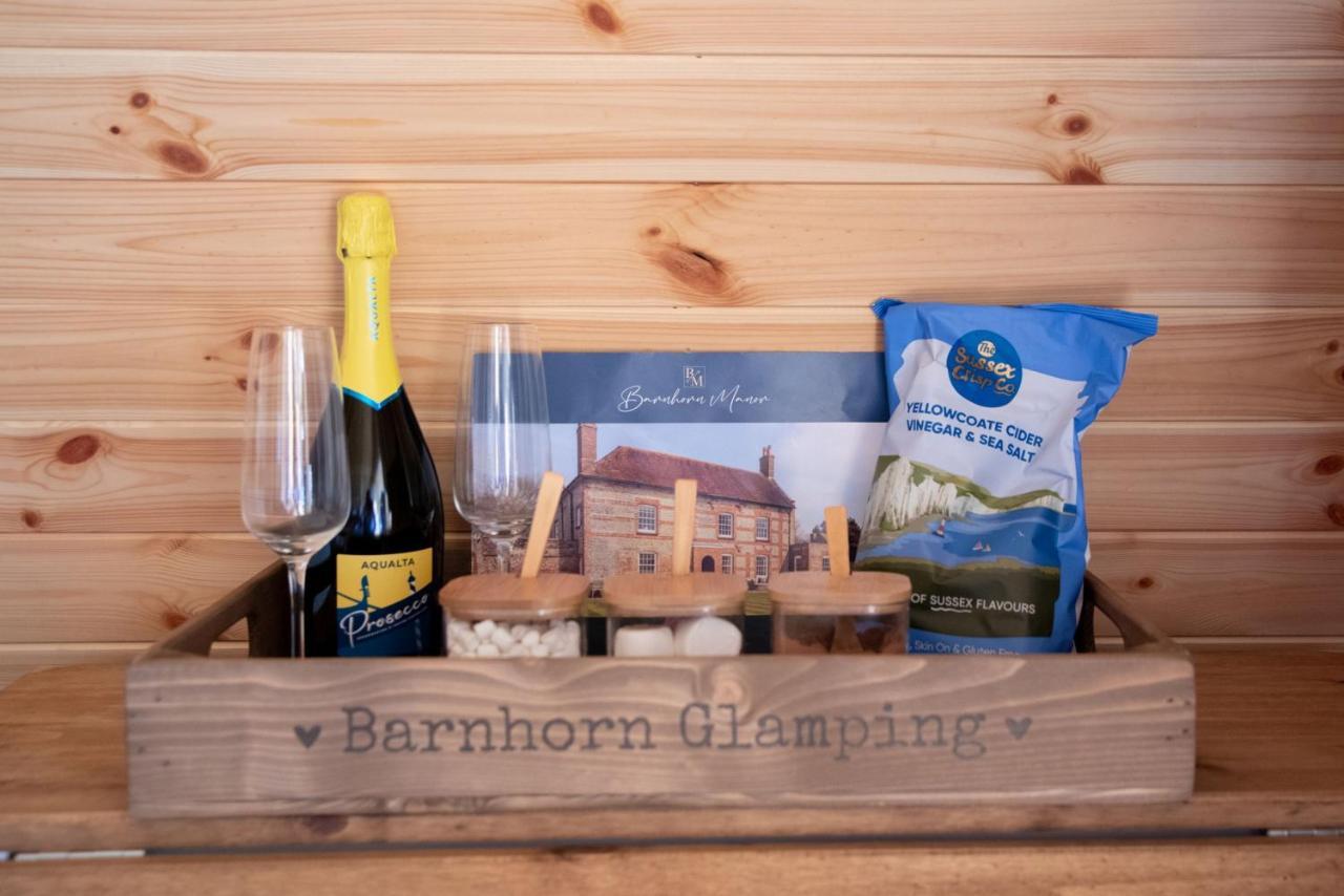 Vila Barnhorn Glamping Hooe Exteriér fotografie